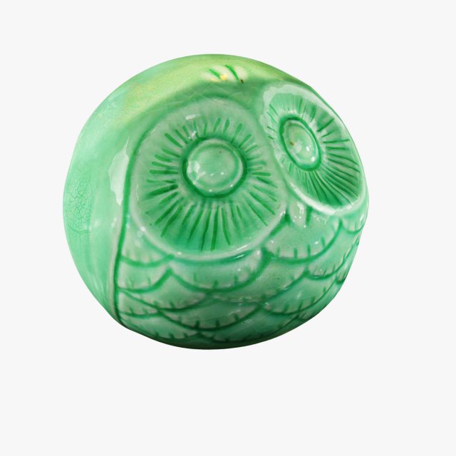 owl ceramics 3D Model .c4d .max .obj .3ds .fbx .stl .blend 