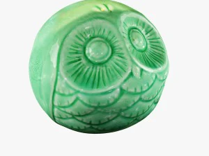 ceramica gufo Modello 3D