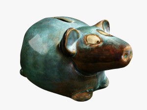 moneybox pig 3D Model
