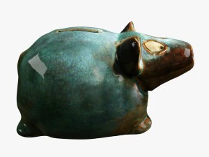 maiale salvadanaio Modello 3D