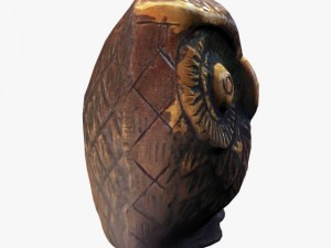 figurine owl 3Dモデル
