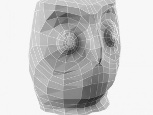 figurine owl 3Dモデル