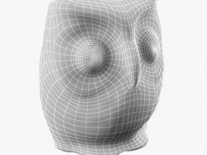 figurine owl 3Dモデル