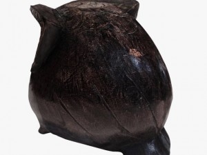figurine owl wood 3D मॉडल
