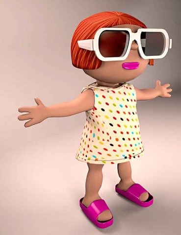 bad the beach girls Modèle 3D .c4d .max .obj .3ds .fbx .stl .blend 