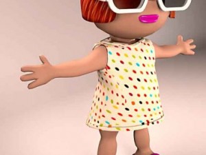 bad the beach girls 3D Модель