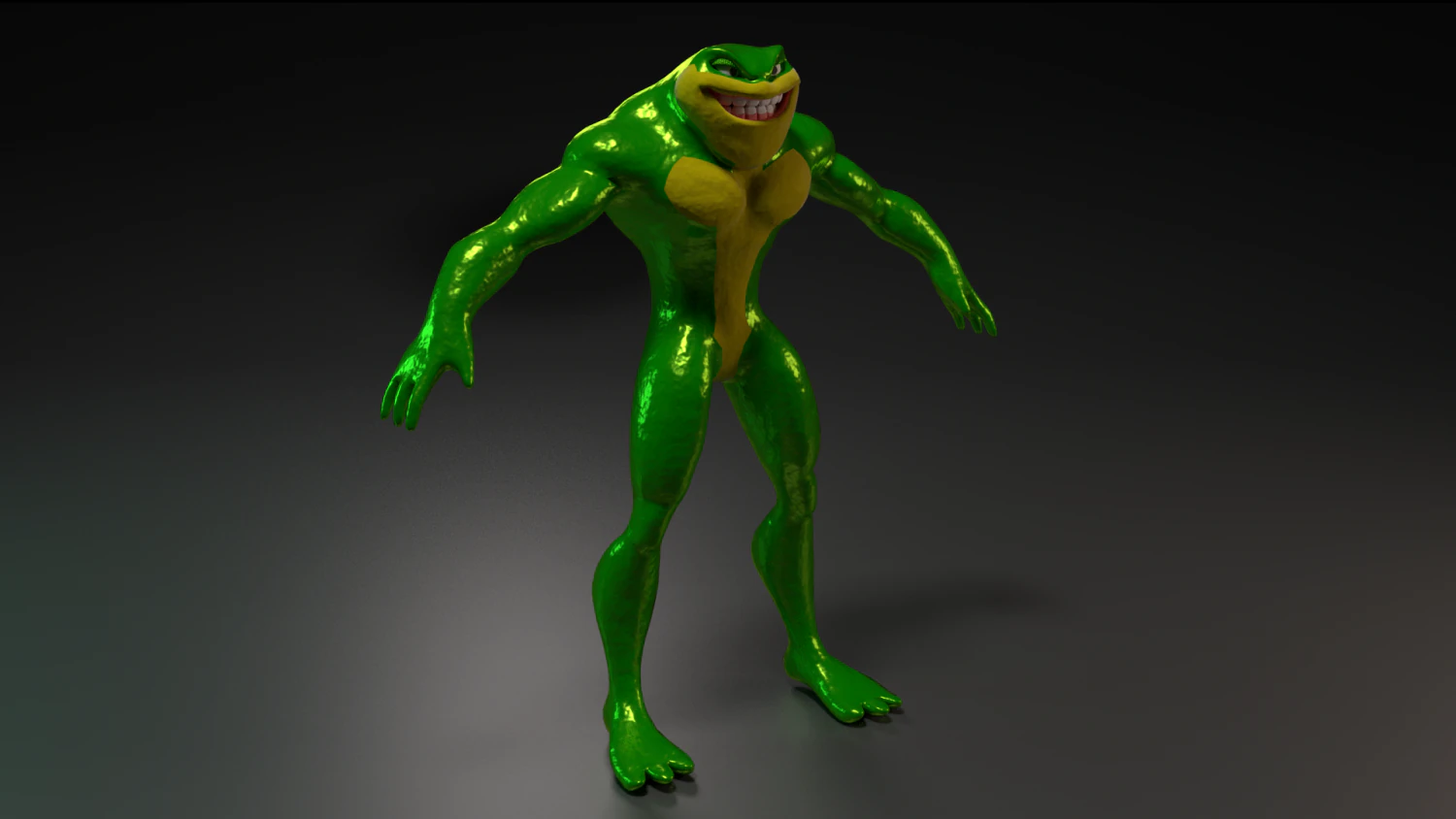 battletoad 3D Model .c4d .max .obj .3ds .fbx .stl .blend 