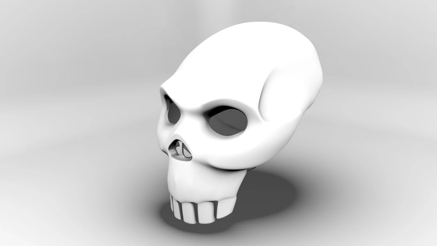 skull 3D Model .c4d .max .obj .3ds .fbx .stl .blend 