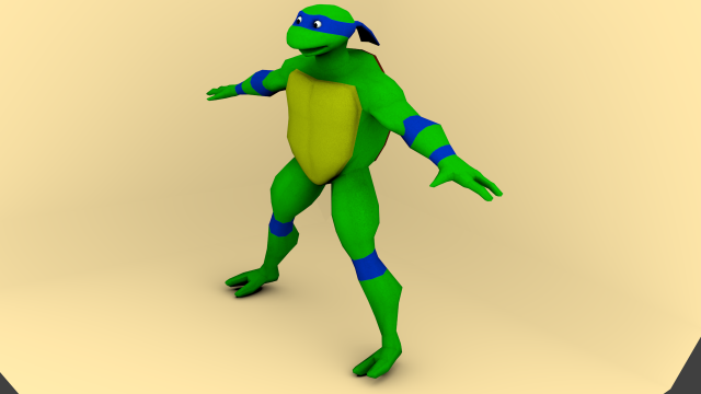 leo Modello 3D .c4d .max .obj .3ds .fbx .stl .blend 