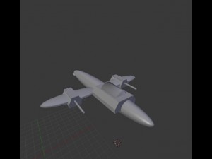 spaceship a1 3D Model