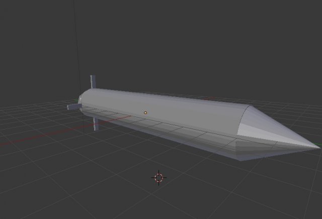 rocket 3D Model .c4d .max .obj .3ds .fbx .stl .blend 