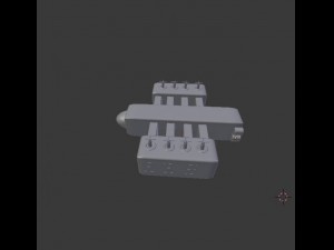transport spaceship tr1 3D Model