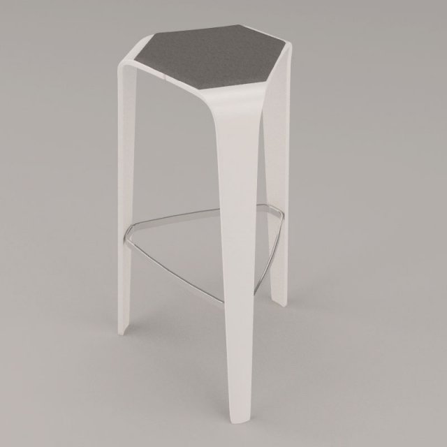 brunner hoc stool 3D 模型 .c4d .max .obj .3ds .fbx .stl .blend 