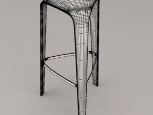 brunner hoc stool 3D 模型