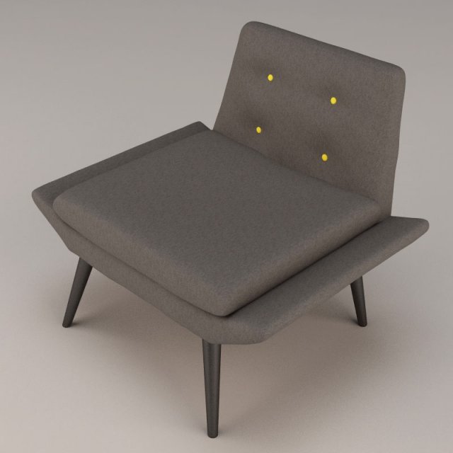 morgan miami lounge chair 3D मॉडल .c4d .max .obj .3ds .fbx .stl .blend 