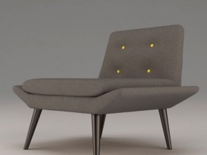 morgan miami lounge chair 3D मॉडल