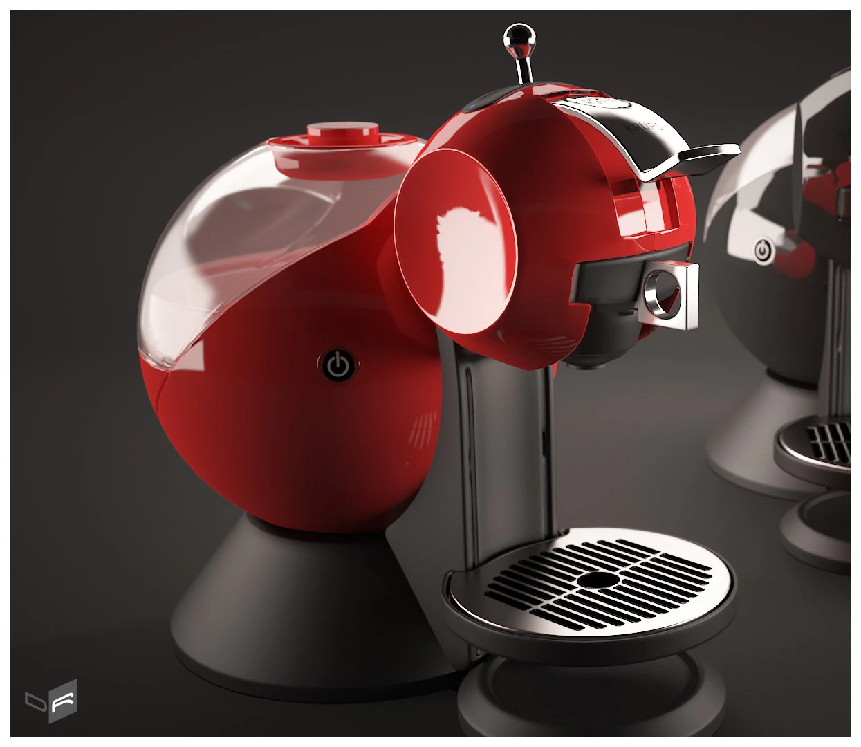 dolce gusto kettle 3D Model .c4d .max .obj .3ds .fbx .stl .blend