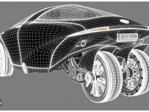 nissan falcon concept car Modelo 3D