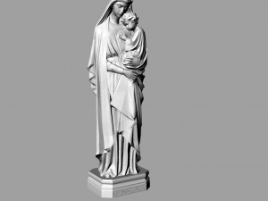 the virgin mary 3D Model