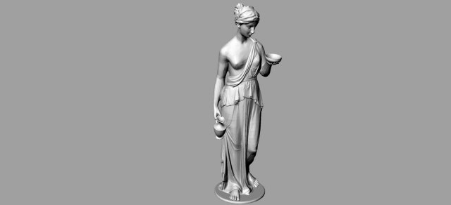girl with a jug 3D मॉडल .c4d .max .obj .3ds .fbx .stl .blend 