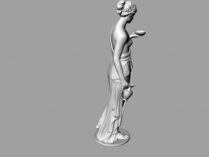 girl with a jug 3D मॉडल