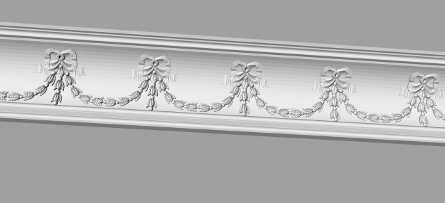 cornice carved Modèle 3D .c4d .max .obj .3ds .fbx .stl .blend 