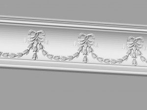 cornice carved Model 3D