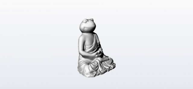 buddha frog 3D 모델 .c4d .max .obj .3ds .fbx .stl .blend 