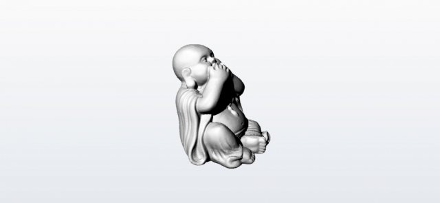buddha 3D 모델 .c4d .max .obj .3ds .fbx .stl .blend 