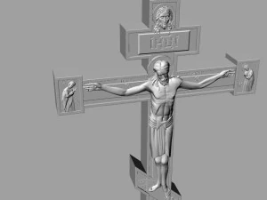 cross crucifix 3D Model