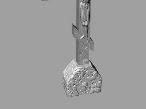 cross crucifix 3D 모델