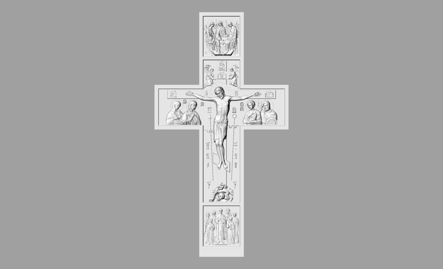 cross the faces of the saints 3D Model .c4d .max .obj .3ds .fbx .stl .blend