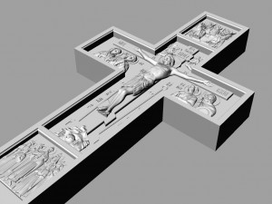 cross the faces of the saints Modello 3D