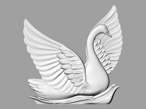 swan Modello 3D