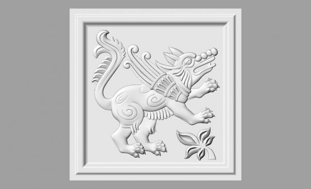 panno wolf 3D 模型 .c4d .max .obj .3ds .fbx .stl .blend