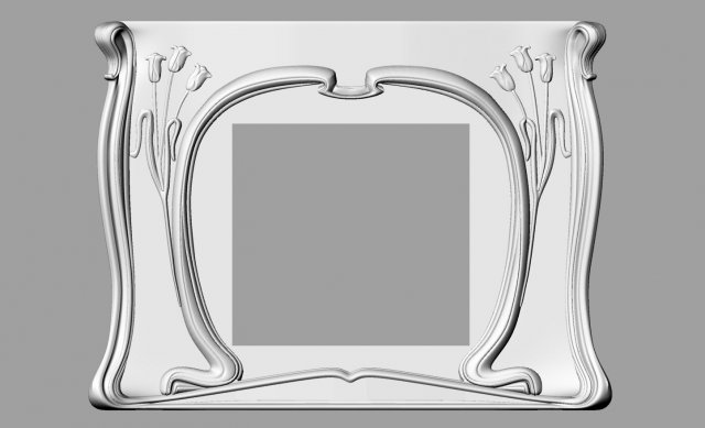 the portal of the fireplace 3D Model .c4d .max .obj .3ds .fbx .stl .blend 