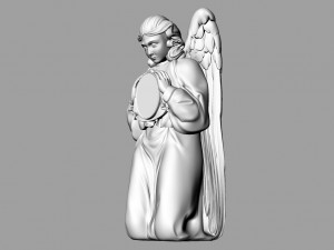 grieving angel 3D 모델