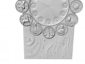 zodiac clock 3D Model