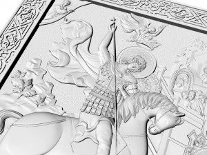 saint george the victorious 3D Model