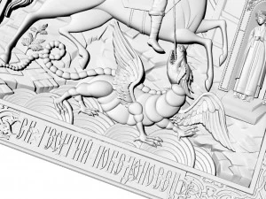 saint george the victorious 3D Model