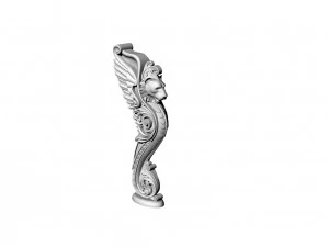 balusters with a lions head 3D Model