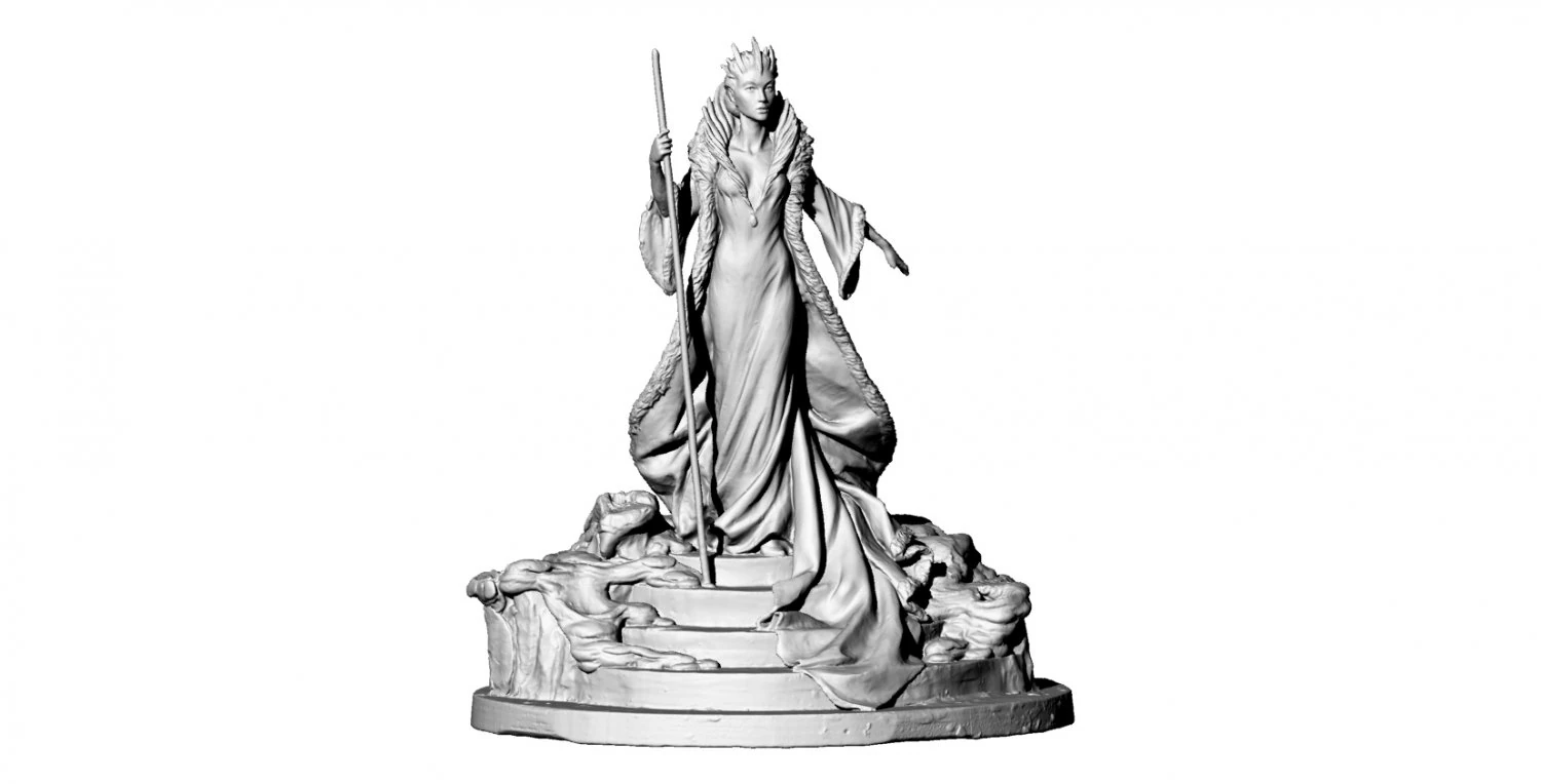 sea queen 3D Model .c4d .max .obj .3ds .fbx .stl .blend 