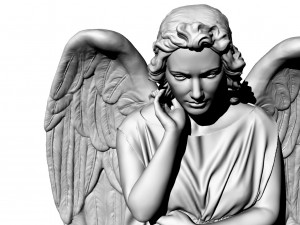 angel girl with wings Modelo 3D