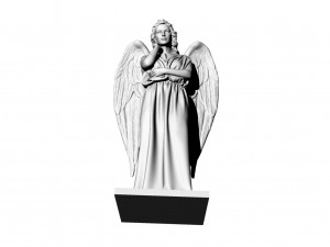angel girl with wings Modelo 3D