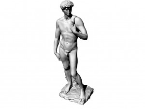 the sculpture michelangelos david 3D Model