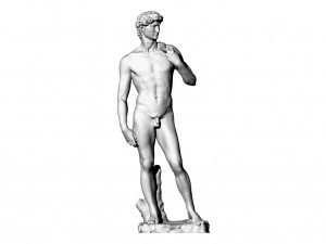 the sculpture michelangelos david 3D-Modell