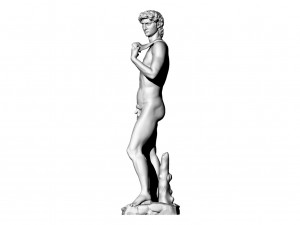 the sculpture michelangelos david 3D-Modell
