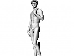 the sculpture michelangelos david 3D-Modell