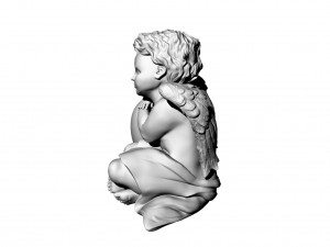 angel sculpture 3D 모델