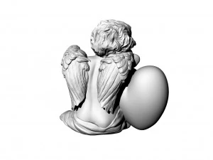 angel sculpture 3D Model
